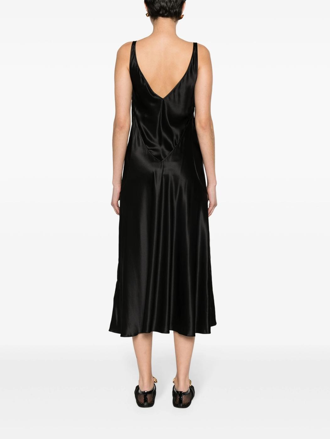 Vestido JW Anderson Cut Out Seda Negro
