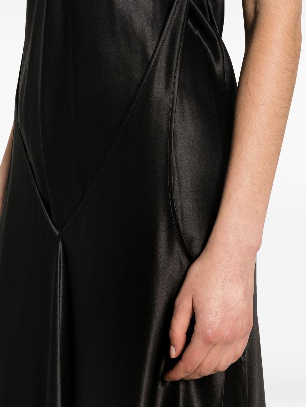 Vestido JW Anderson Cut Out Seda Negro