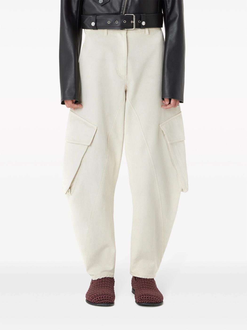 Pantalon JW Anderson Cargo Crema