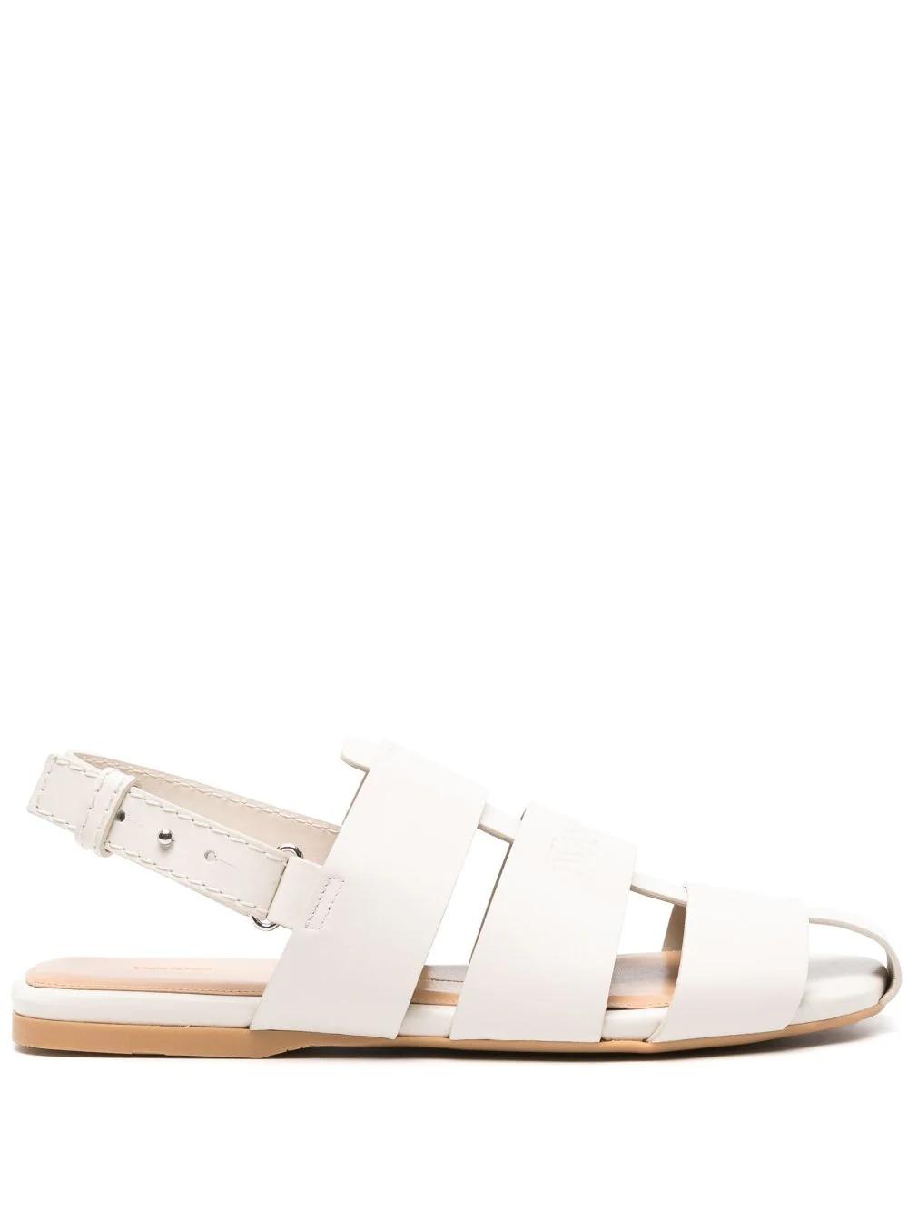 Sandalia Cangrejera JW Anderson Piel Blanca