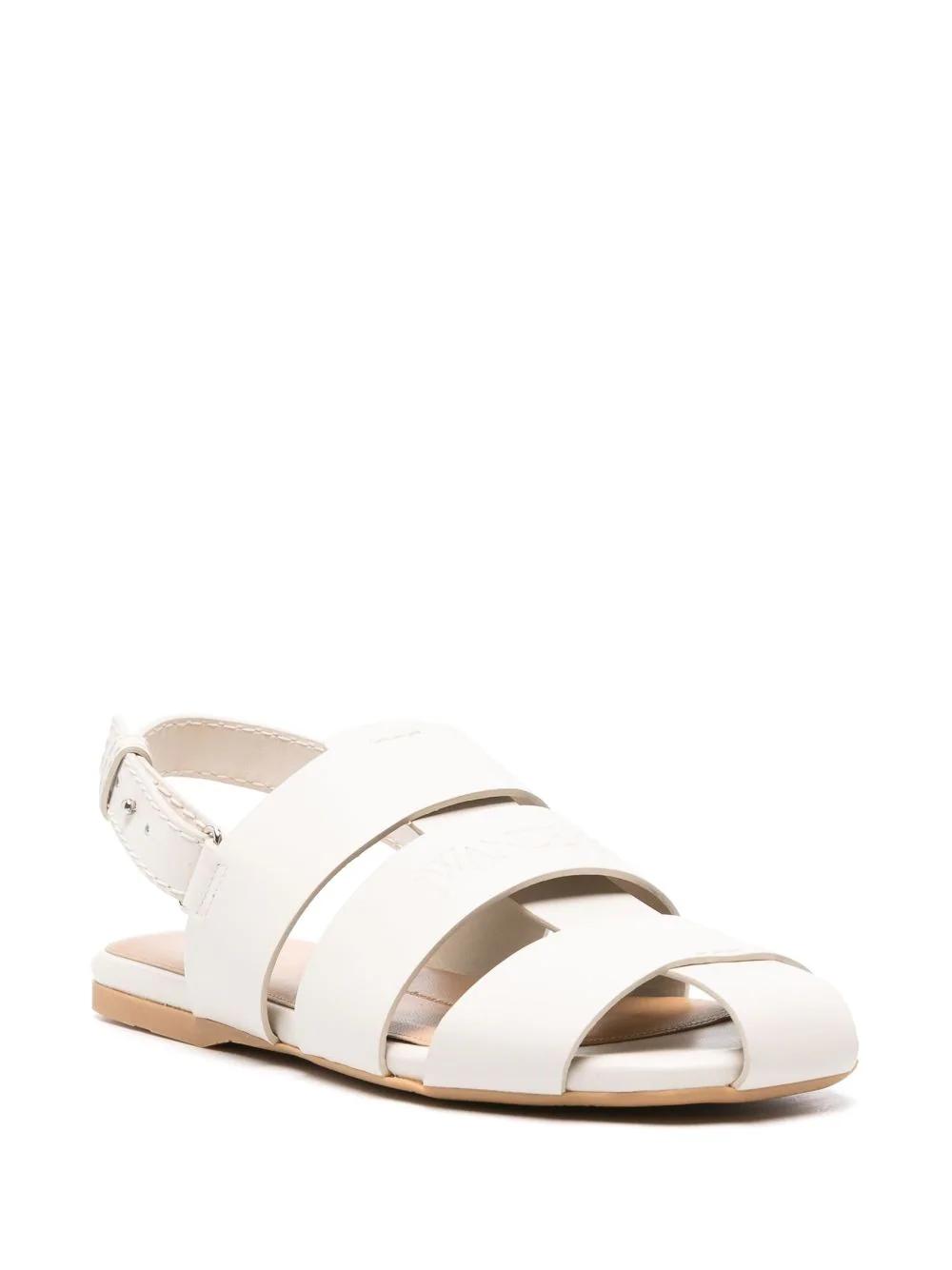 Sandalia Cangrejera JW Anderson Piel Blanca
