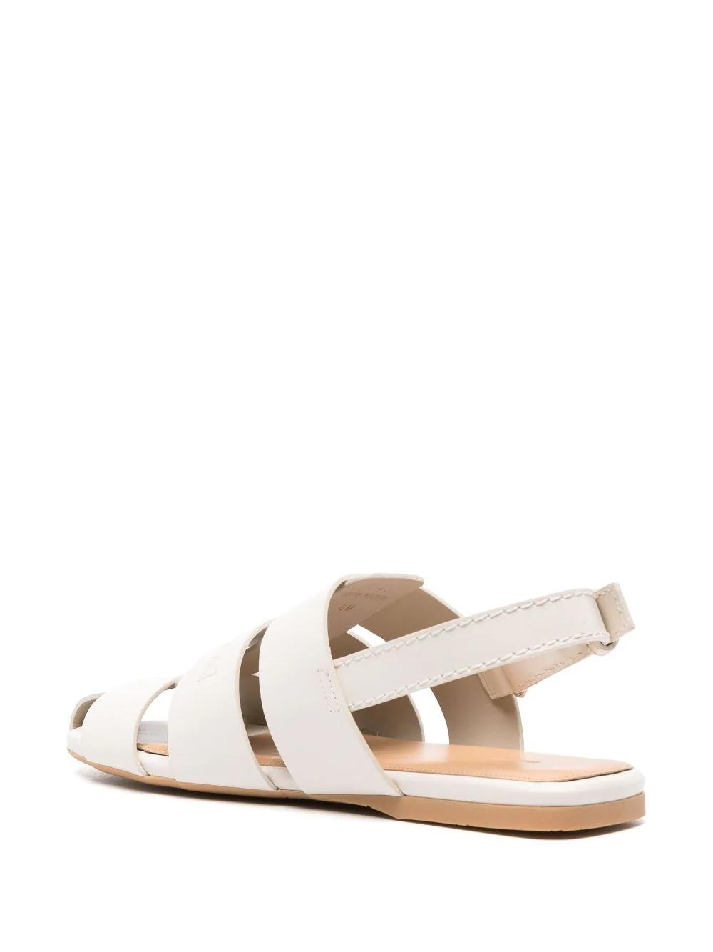 Sandalia Cangrejera JW Anderson Piel Blanca