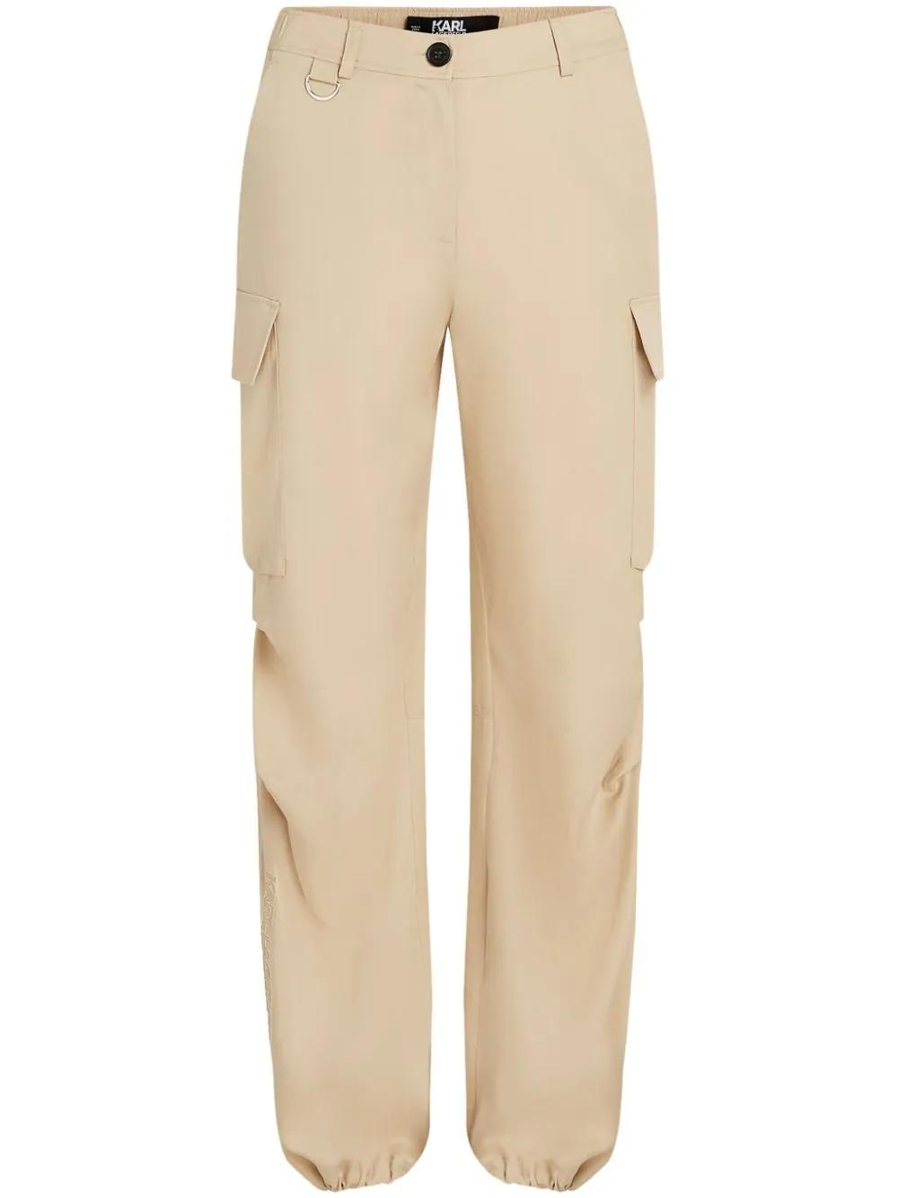 Pantalón Karl Lagerfeld Soft Cargo Pant Beige