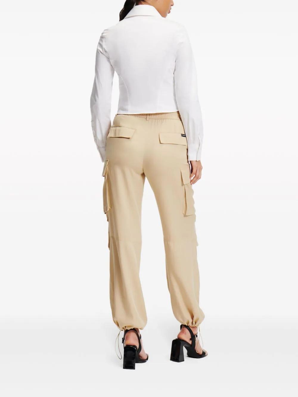 Pantalón Karl Lagerfeld Soft Cargo Pant Beige