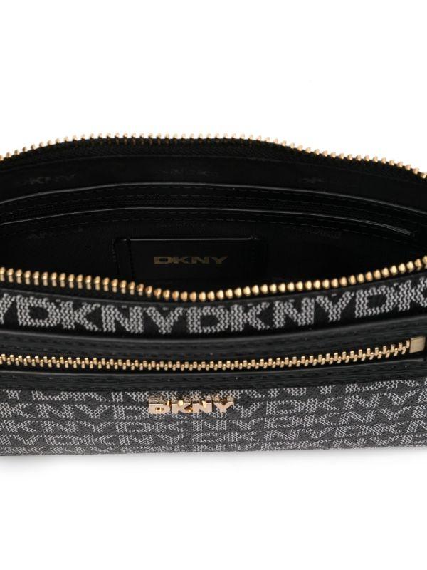 Bolso DKNY Bryant Ave Camera Bag Monogram Negro