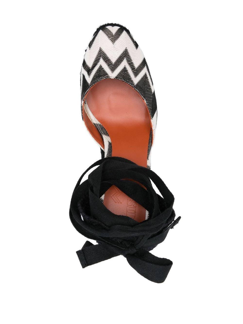 Cuña Missoni Eva Esparto Optical Black