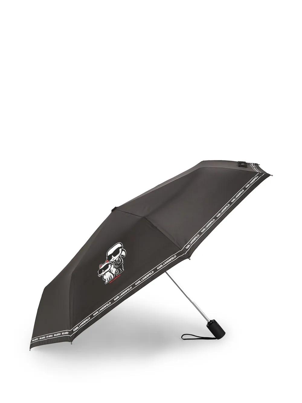 Paraguas Karl Lagerfeld K/Ikon Sketch Negro