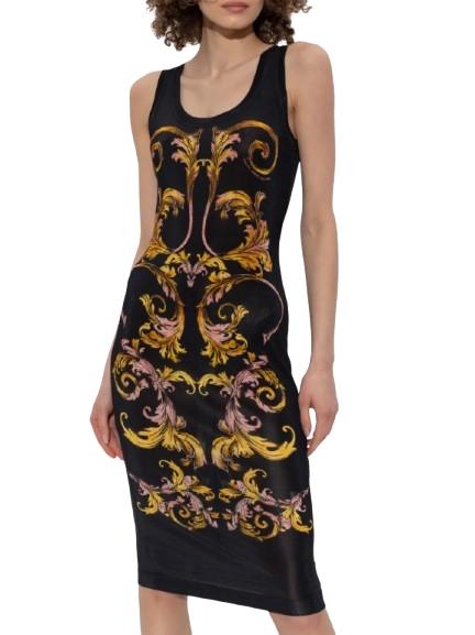 Vestido Versace Jeans Couture Organzino Barocco