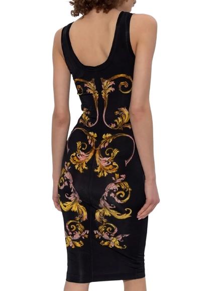 Vestido Versace Jeans Couture Organzino Barocco