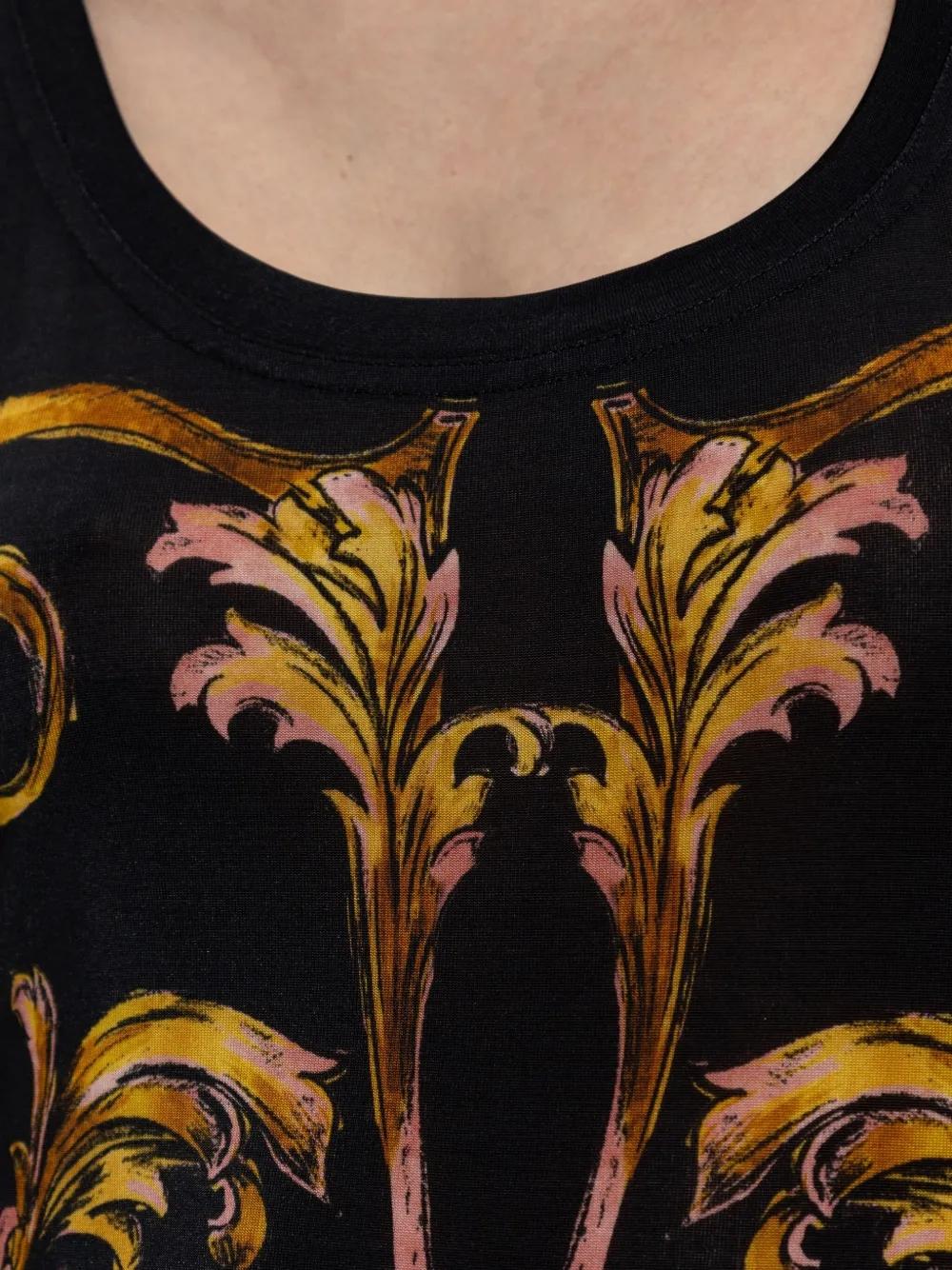 Vestido Versace Jeans Couture Organzino Barocco