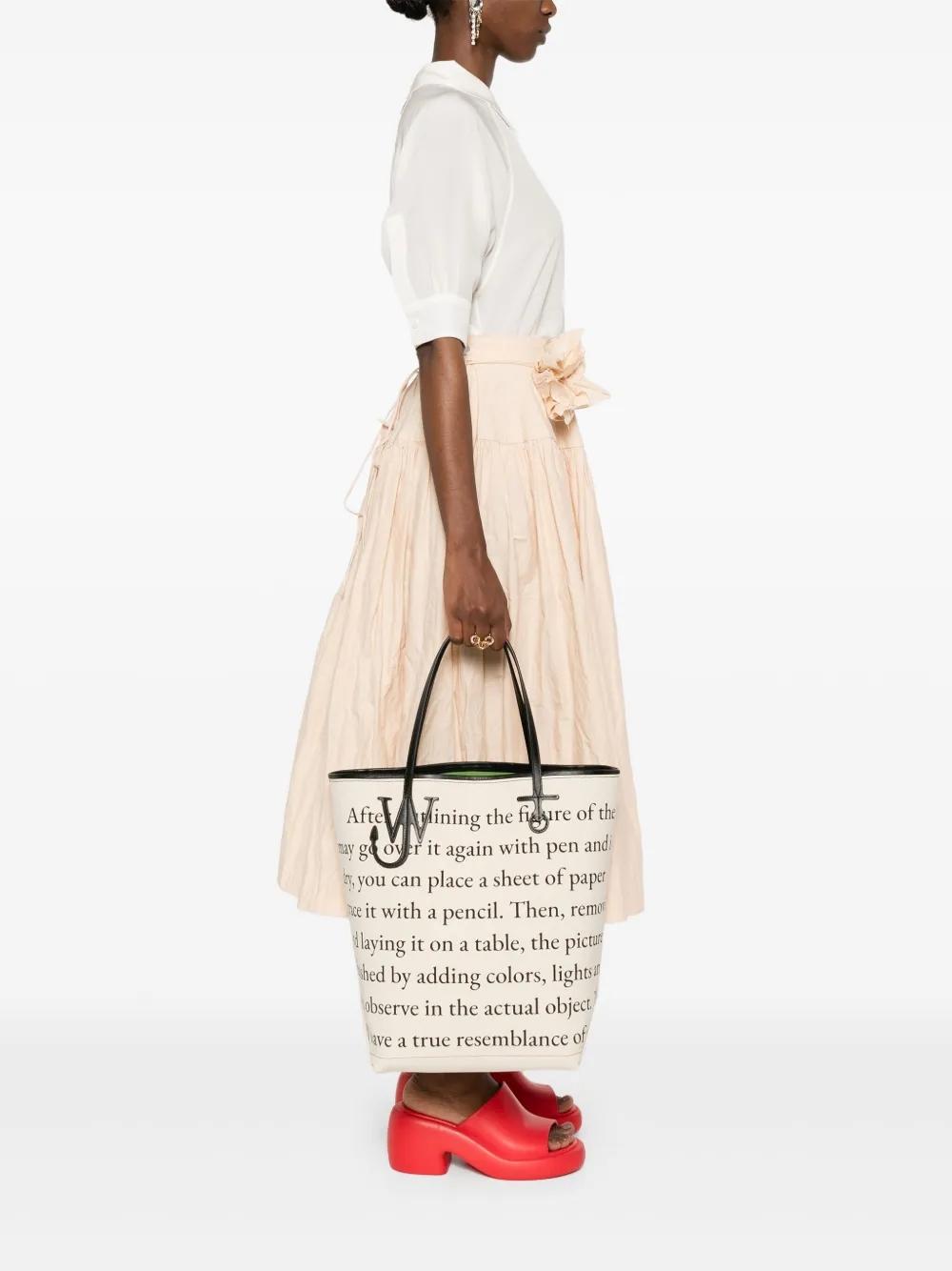 Bolso JW Anderson Tall Anchor Tote Texto