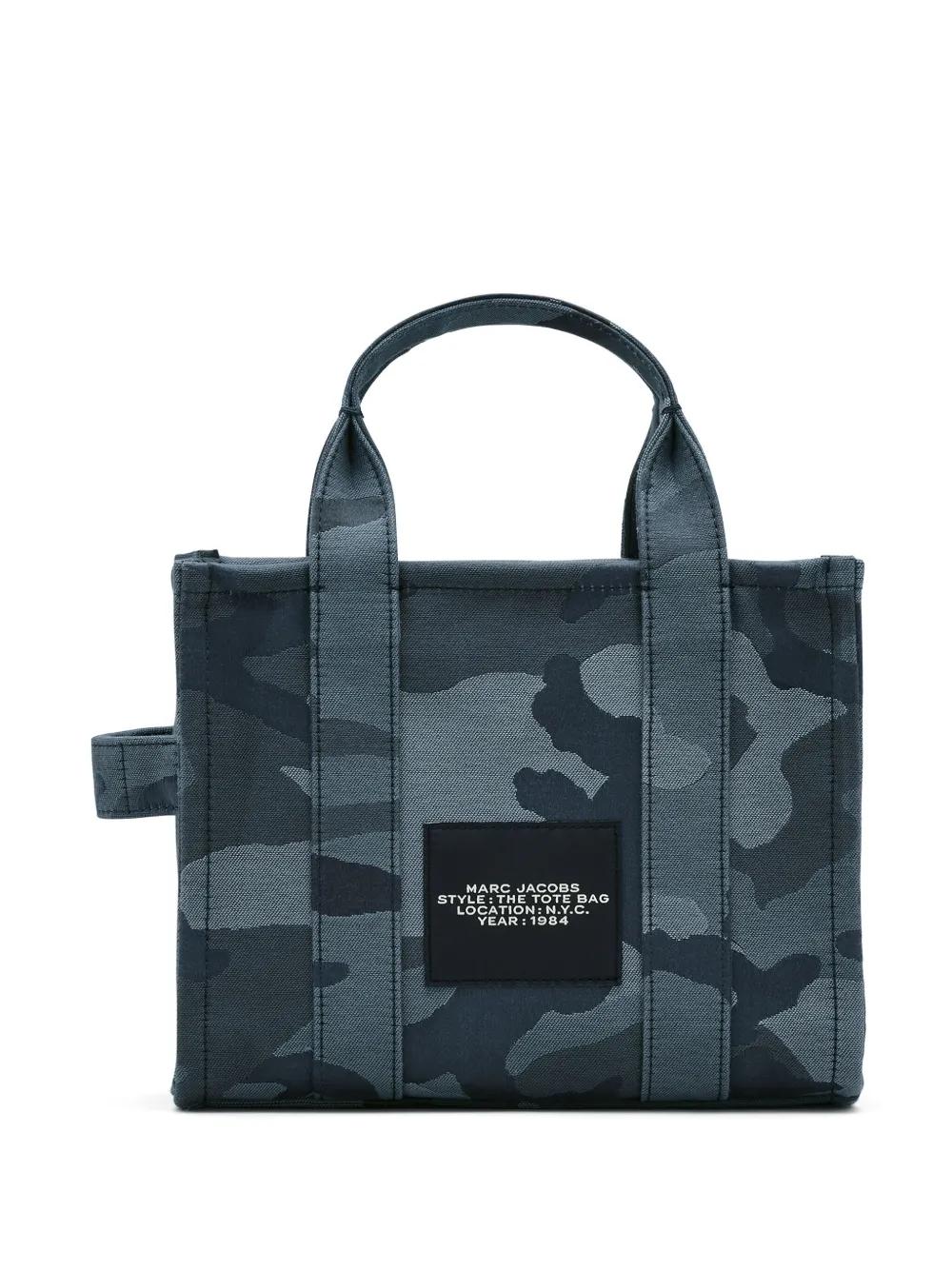 Bolso Marc Jacobs The Small Tote Camuflaje Azul