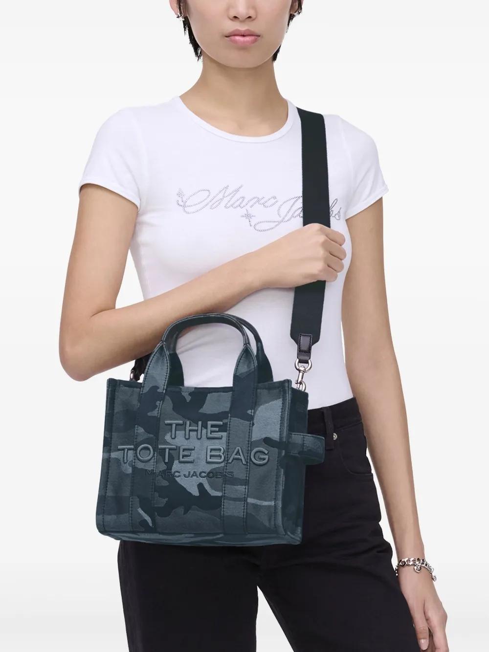 Bolso Marc Jacobs The Small Tote Camuflaje Azul