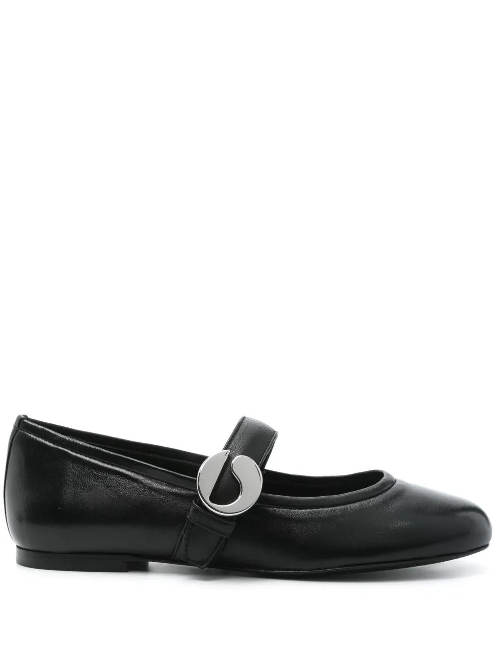 Bailarina Coperni Ballerina Belt Flat Negra