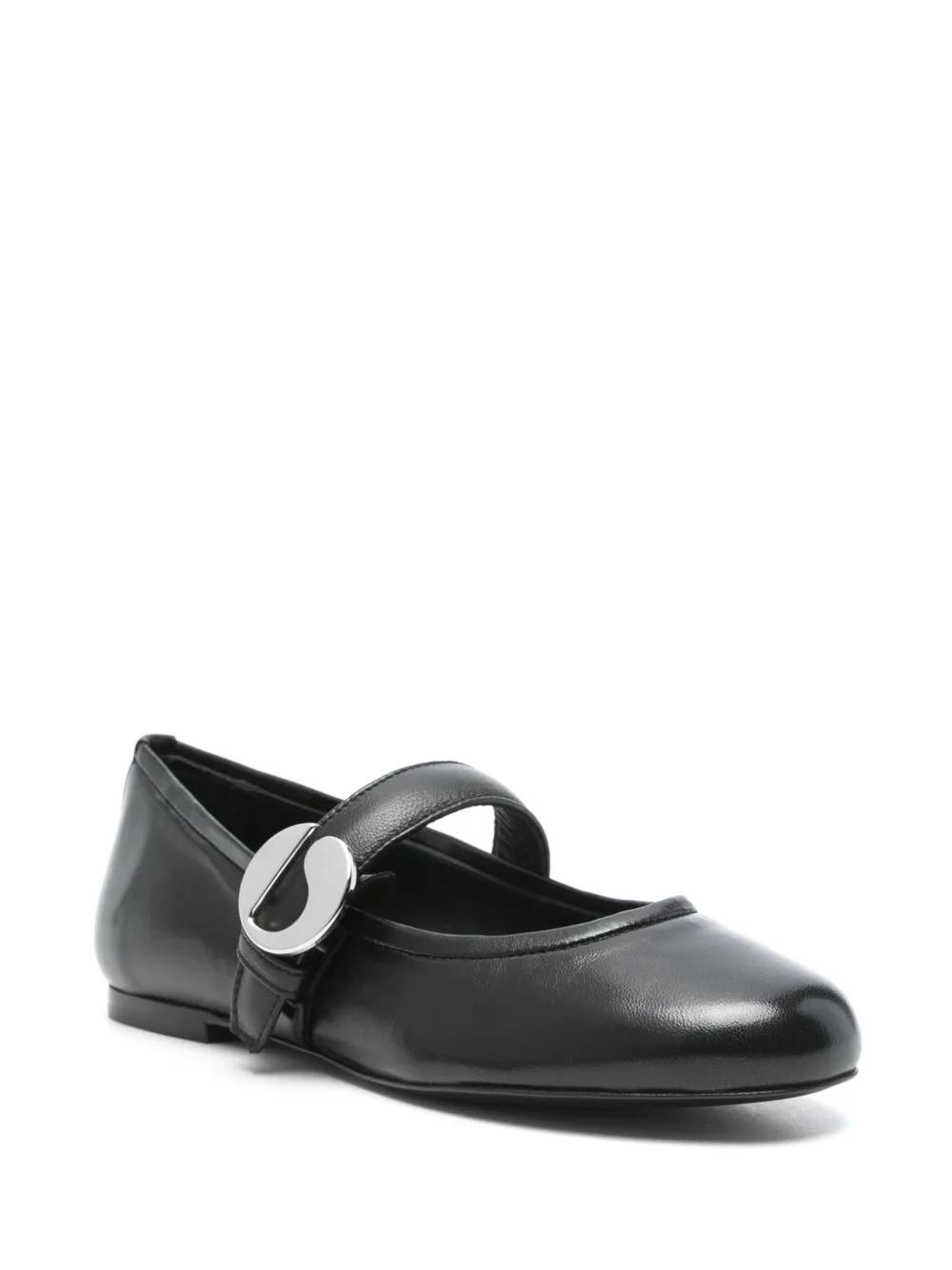 Bailarina Coperni Ballerina Belt Flat Negra