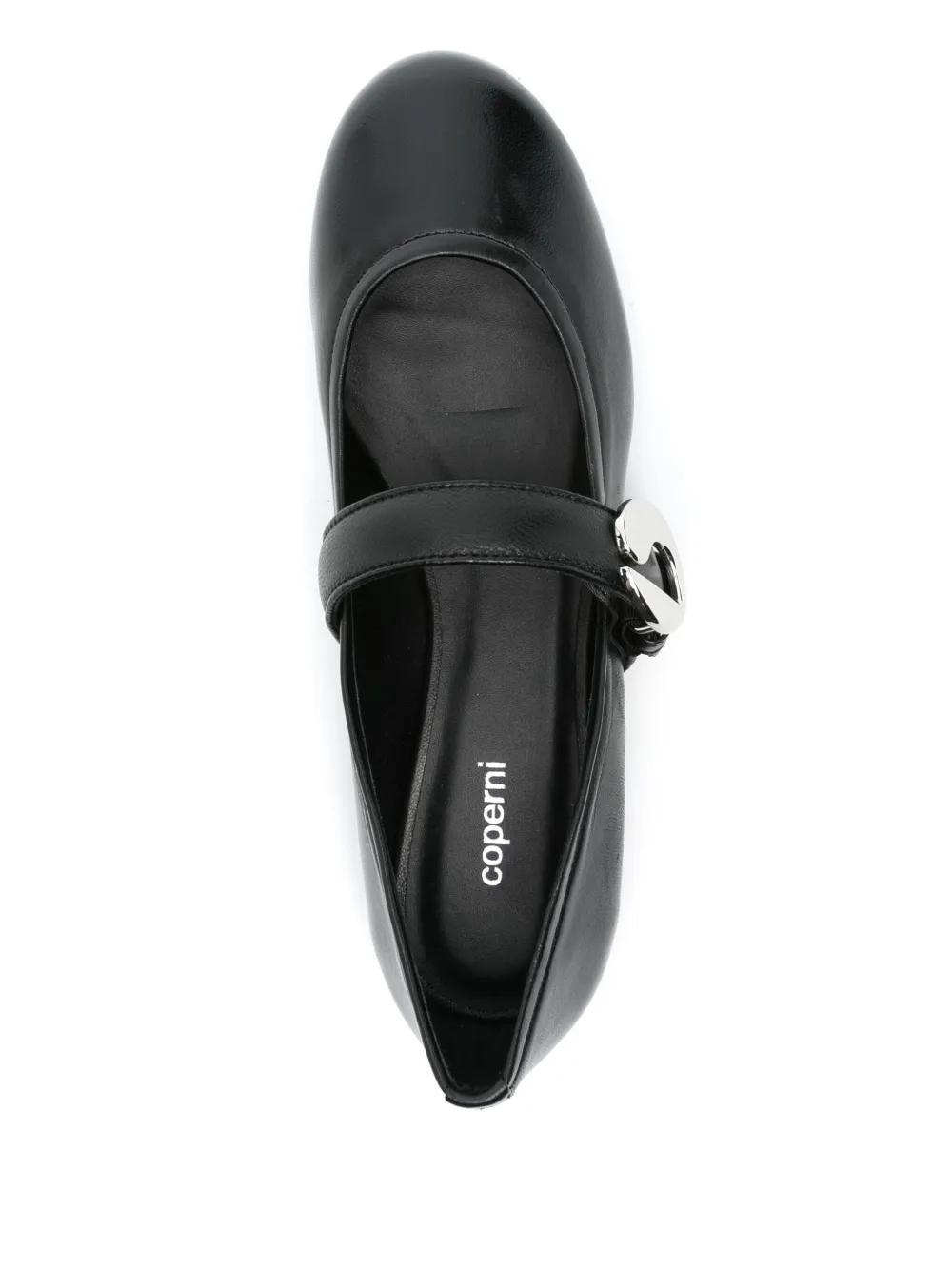 Bailarina Coperni Ballerina Belt Flat Negra