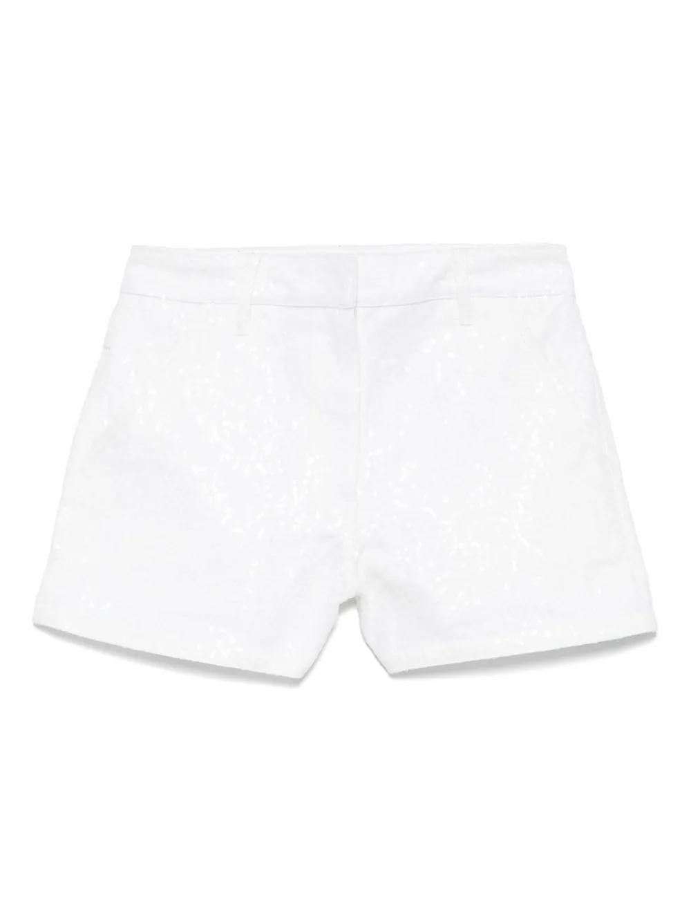 Short IRO Melya Blanco Lentejuelas