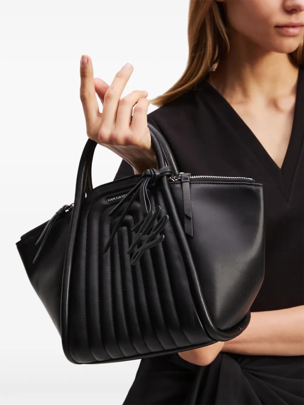 Bolso Karl Lagerfeld K/Wellen Tote Negro