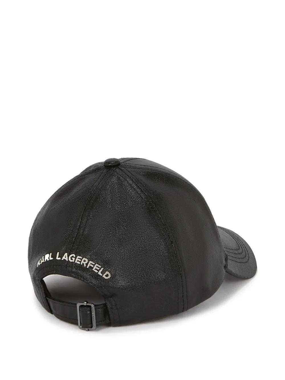 Gorra Karl Lagerfeld K/Sign Tachuelas Negra
