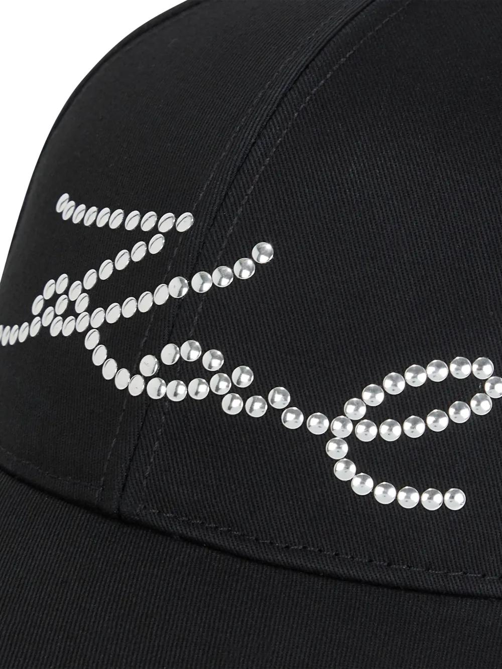 Gorra Karl Lagerfeld K/Sign Tachuelas Negra