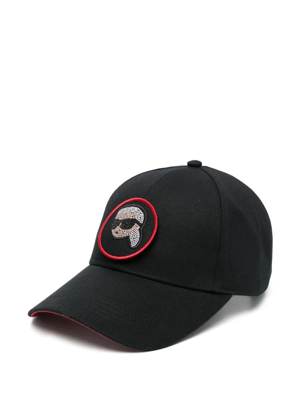 Gorra Karl Lagerfeld K/Ikon Parche Negra