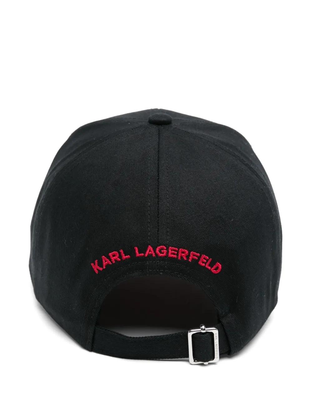 Gorra Karl Lagerfeld K/Ikon Parche Negra