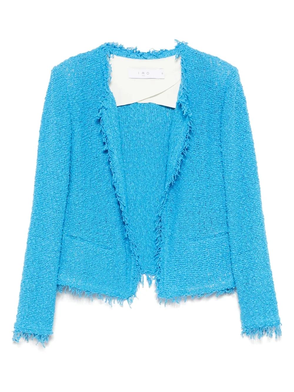 Chaqueta IRO Shavani Azul Eléctrico