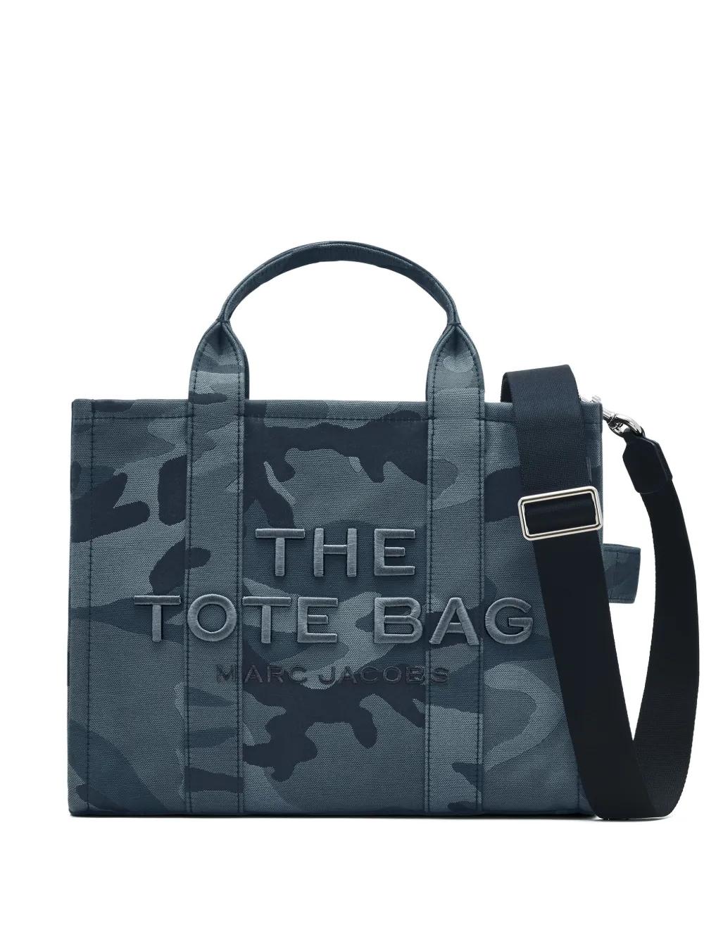 Bolso Marc Jacobs The Medium Tote Camuflaje Azul