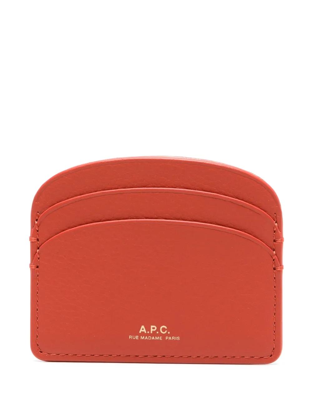 Tarjetero A.P.C. Porte Cartes Demilune