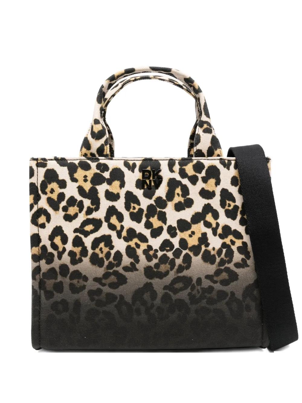 Bolso DKNY Hadlee Medium Tote Leopard Degradado