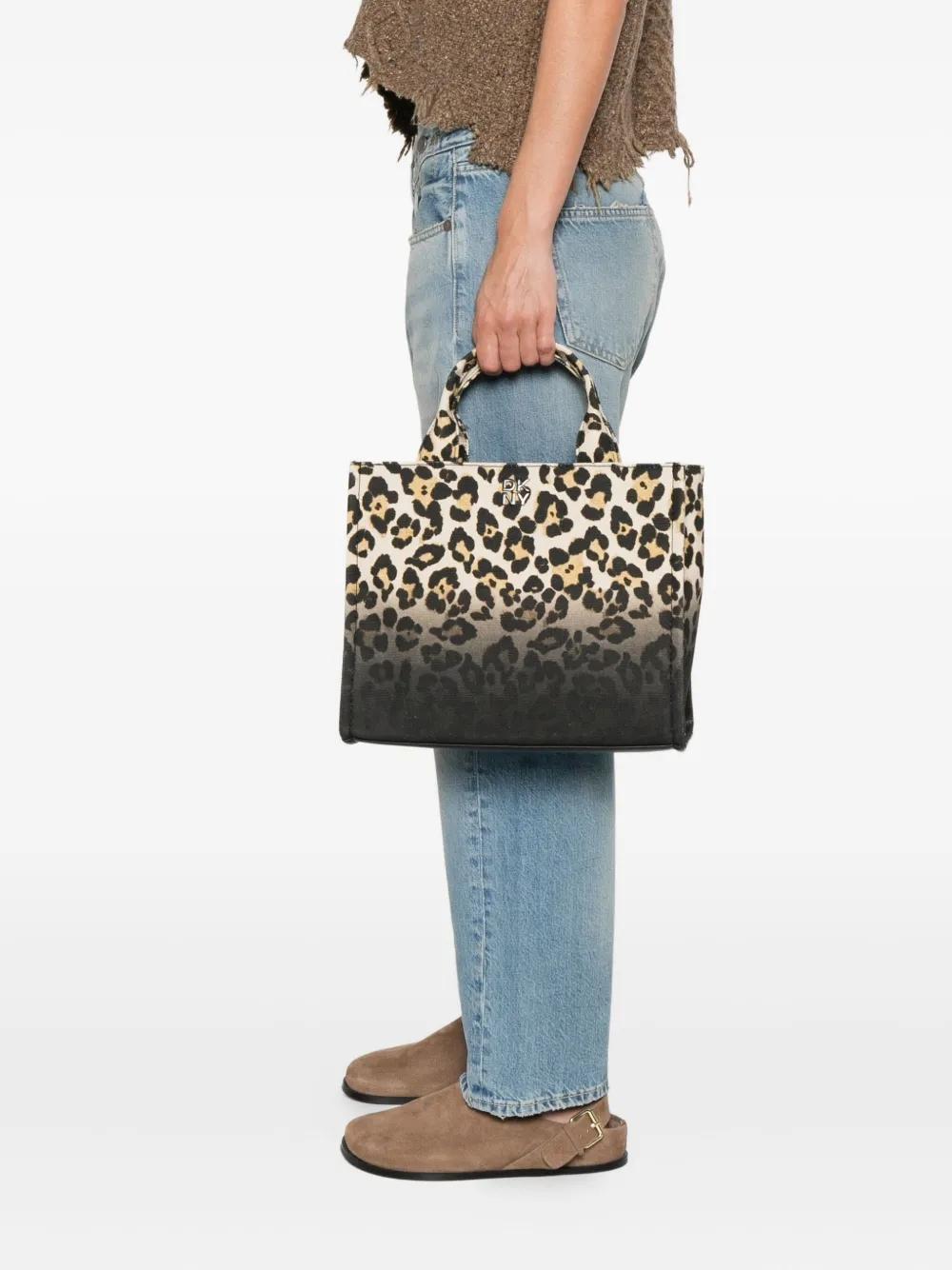 Bolso DKNY Hadlee Medium Tote Leopard Degradado