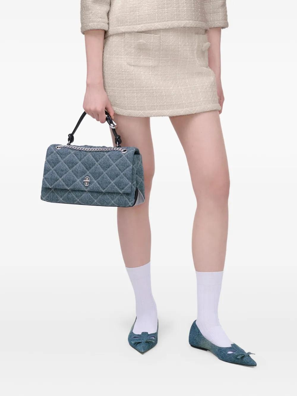 Bolso Marc Jacobs Quilted Dual Bag Denim