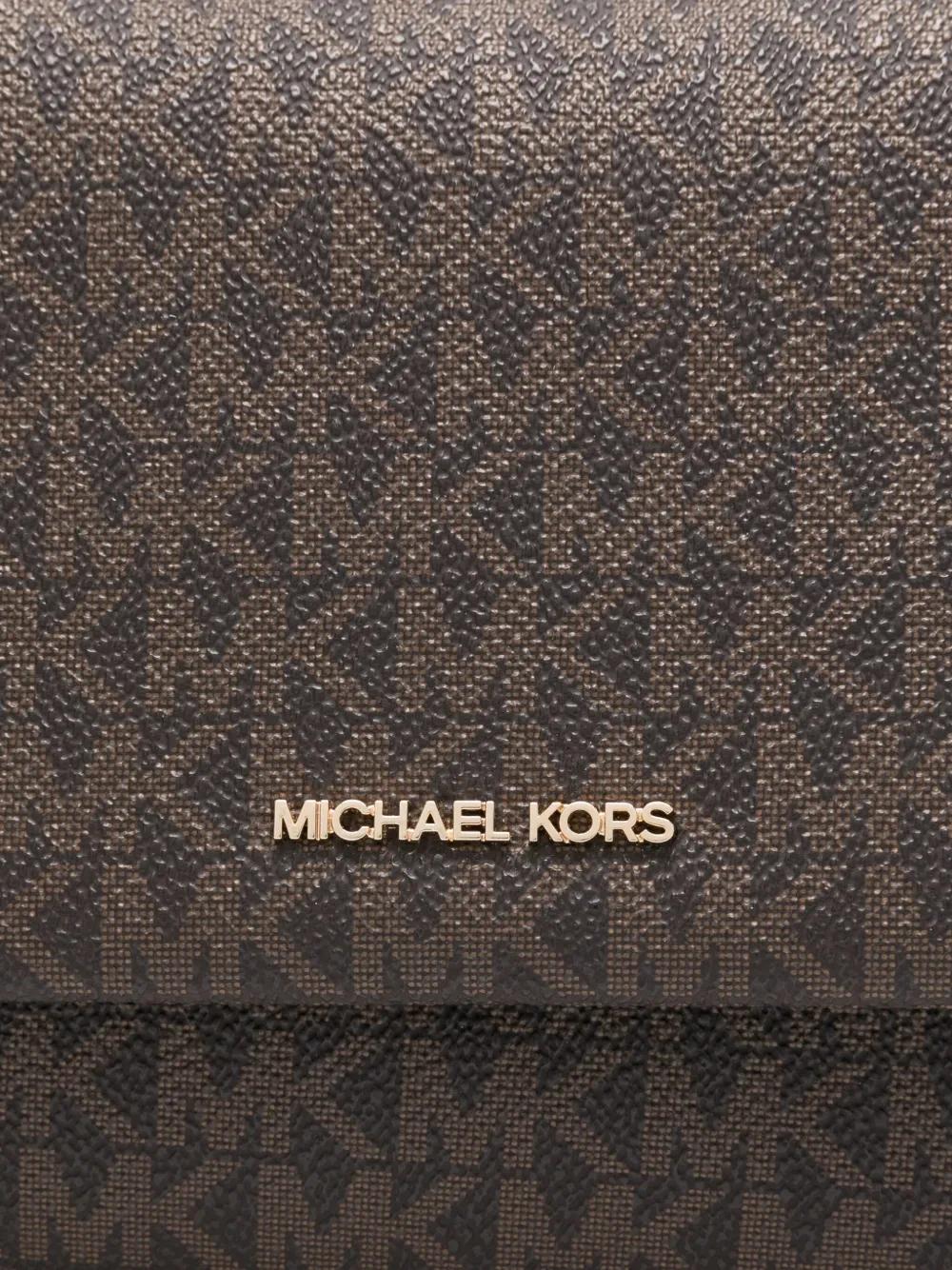 Bolso Michael Kors Nessa Messenger Monogram Marrón