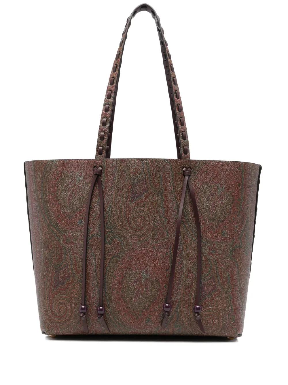 Bolso ETRO Essential Specials Paisley Marrón