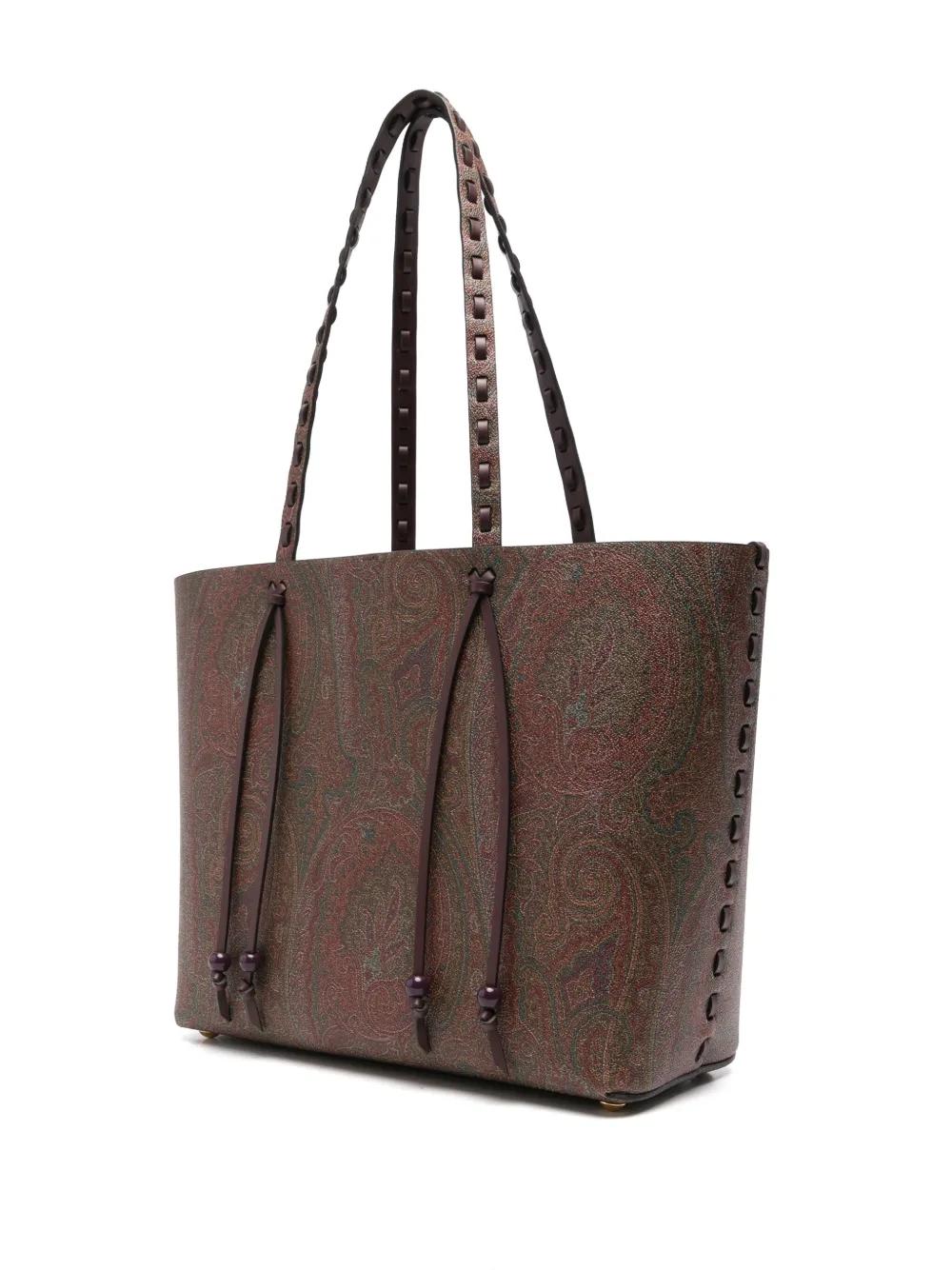 Bolso ETRO Essential Specials Paisley Marrón