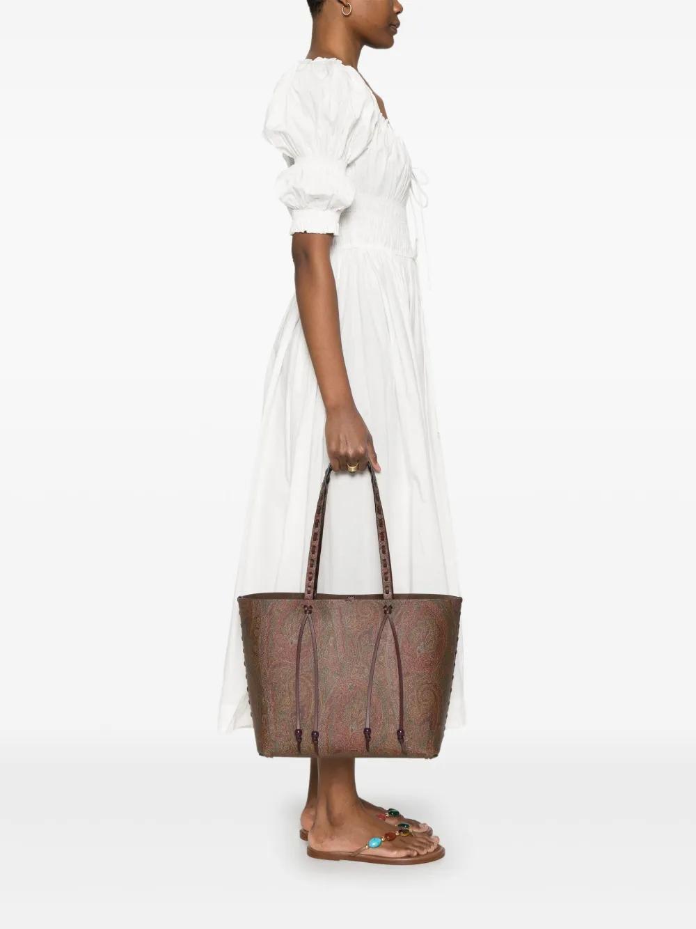 Bolso ETRO Essential Specials Paisley Marrón