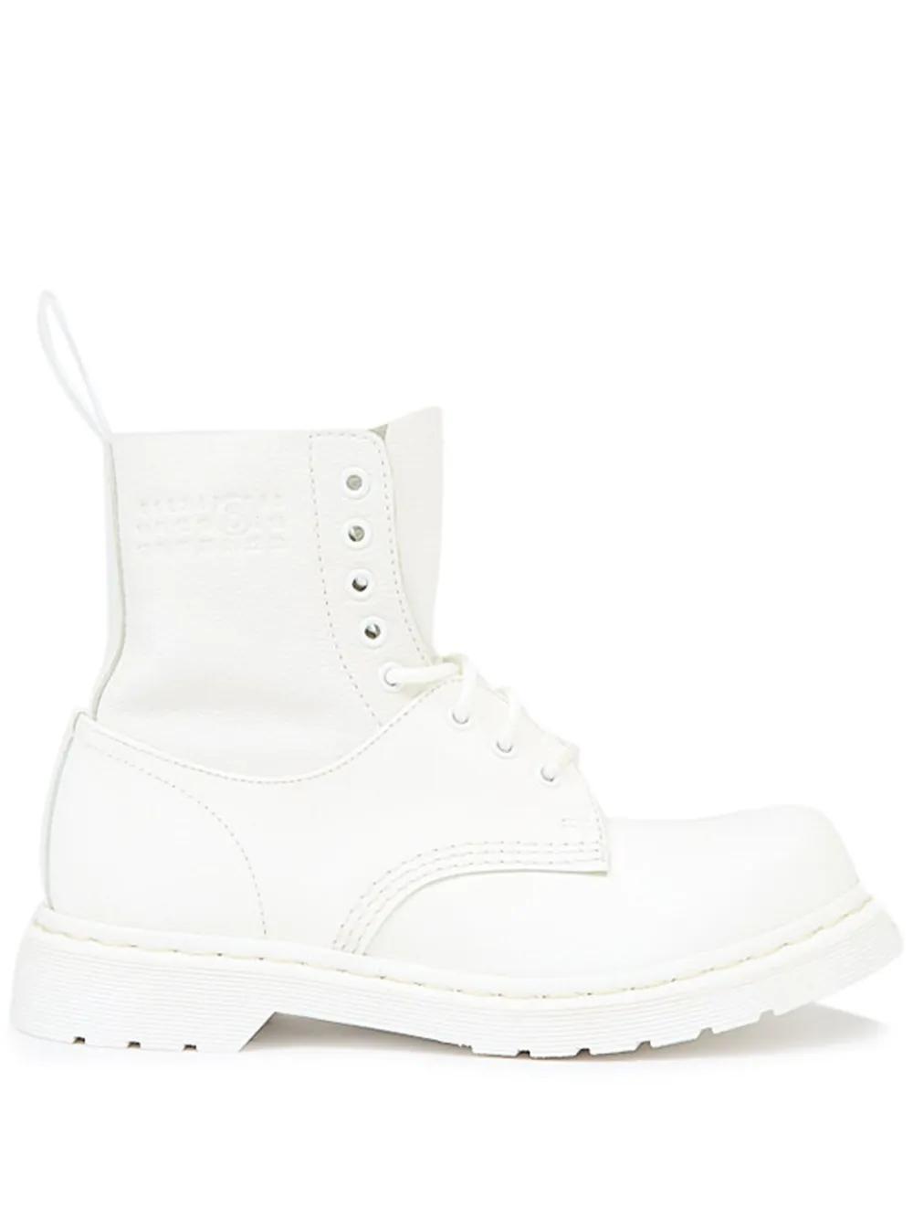 Botín MM6xDRMartens Twist Optical White