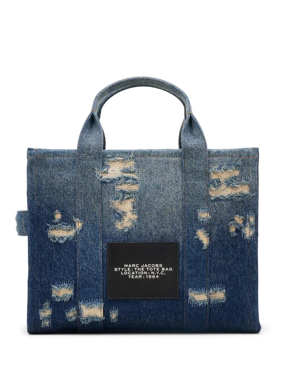 Bolso Marc Jacobs The Medium Tote Rip&Tear Denim