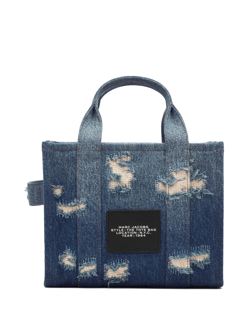 Bolso Marc Jacobs The Small Tote Rip&Tear Denim