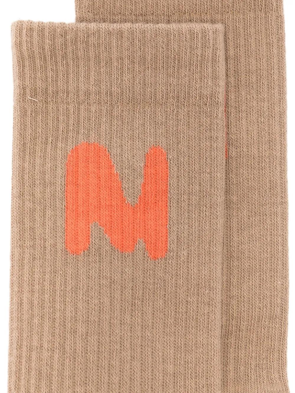 Calcetines MSGM Calzino Beige