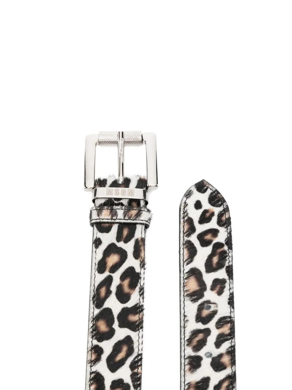 Cinturón MSGM Cintura Animal Print