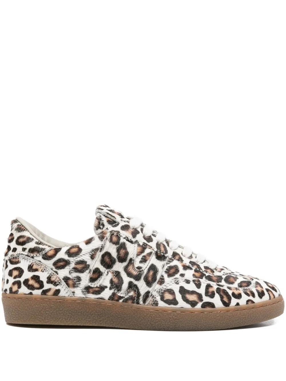 Sneaker MSGM Off White Animalier