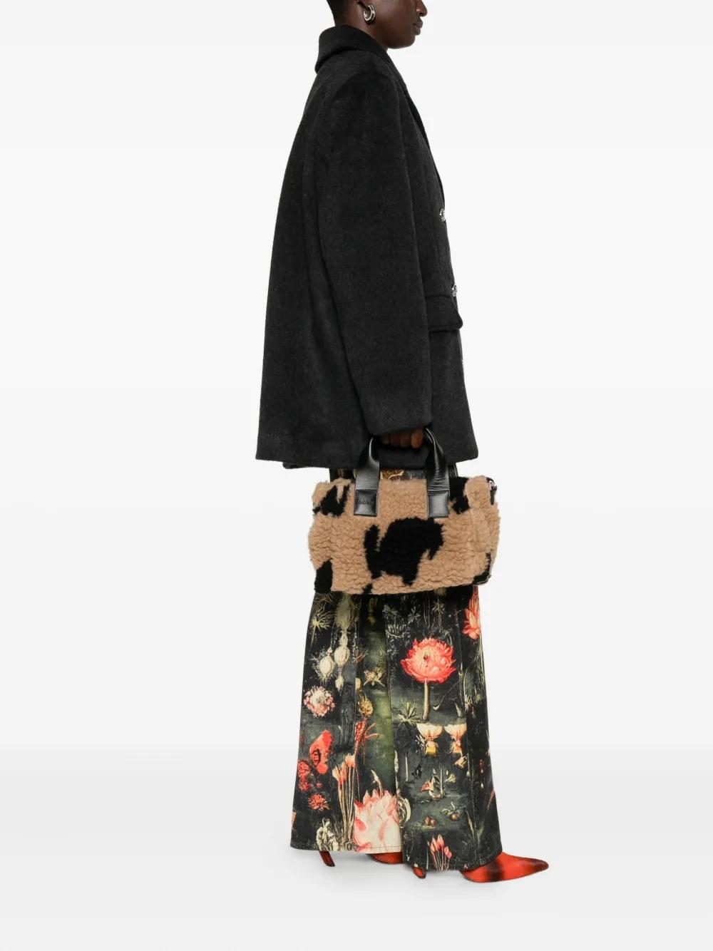 Bolso MSGM Micro Tote Animal Print