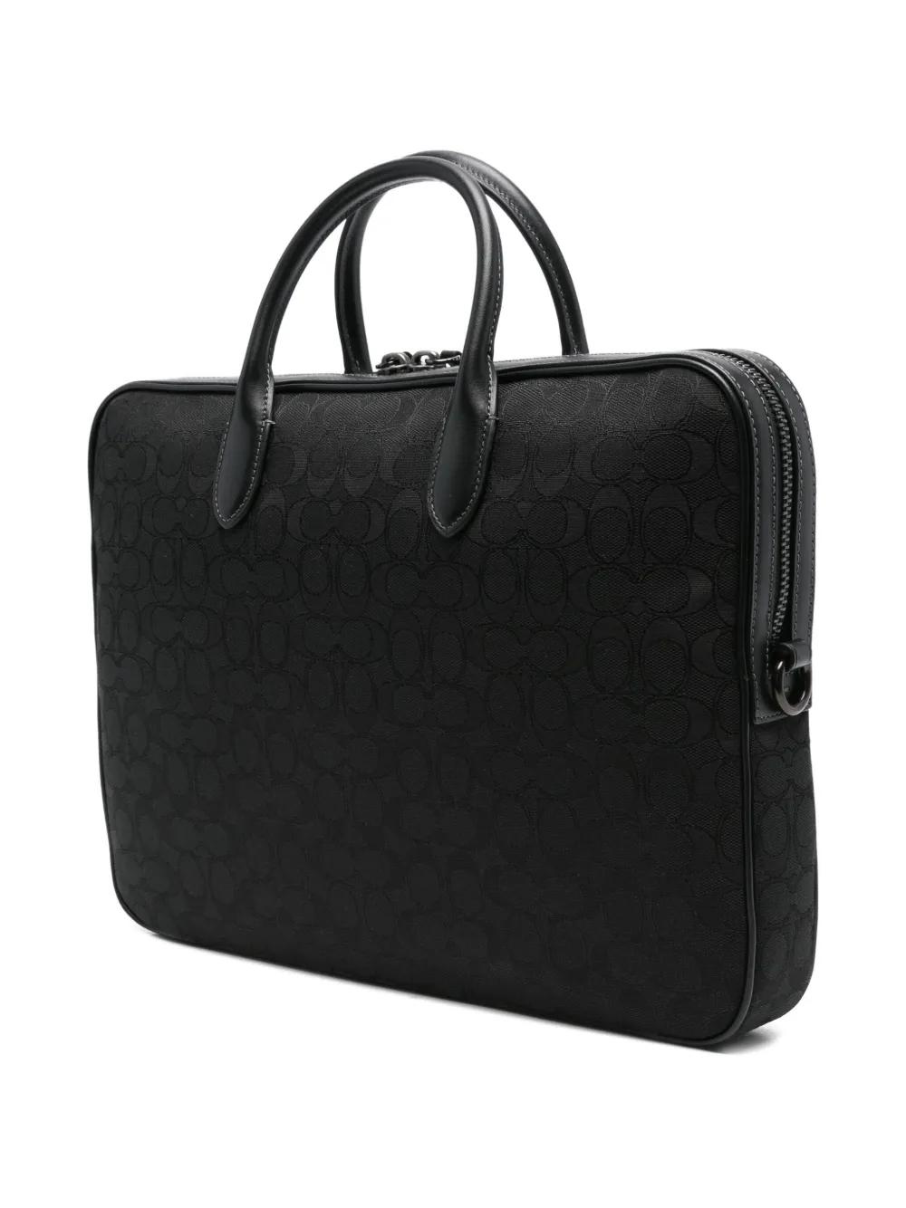 Maletín Coach Theo Work Bag Negro