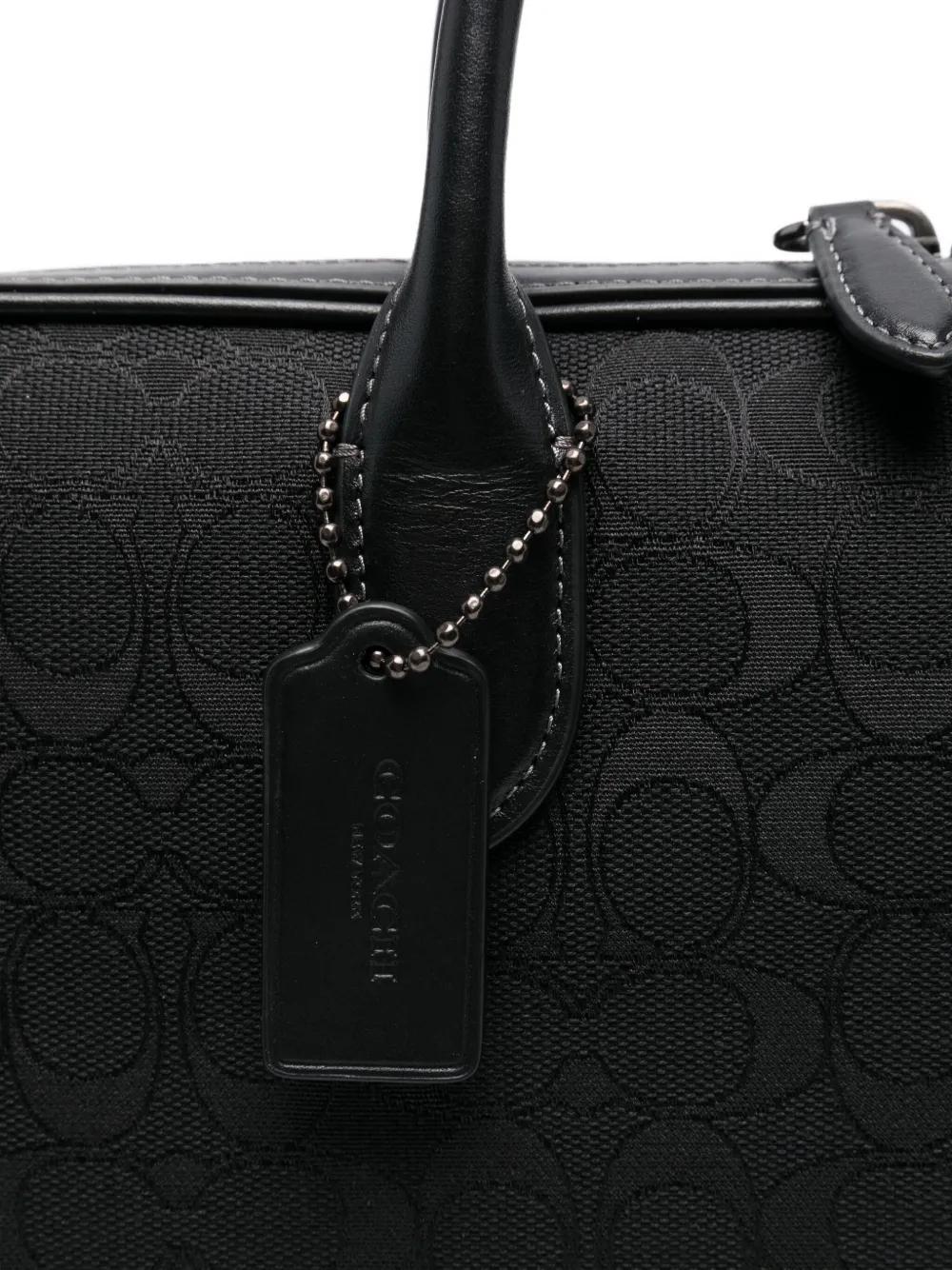 Maletín Coach Theo Work Bag Negro