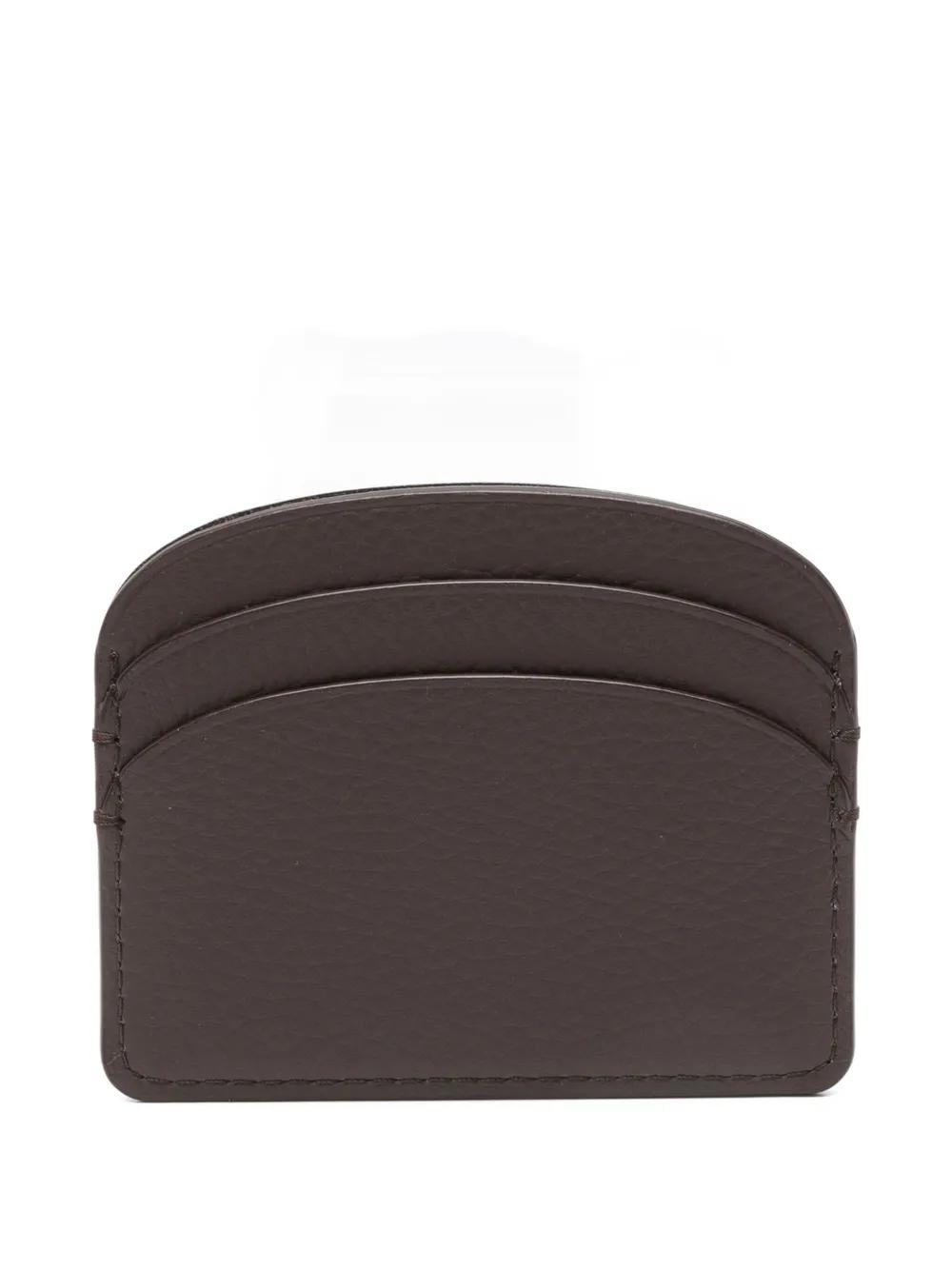 Tarjetero A.P.C. Porte Cartes Demi-Lune