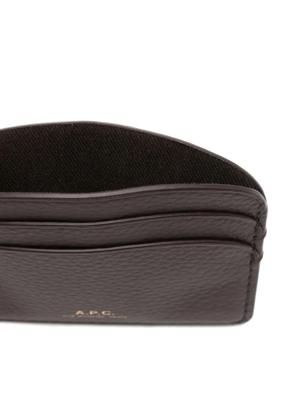 Tarjetero A.P.C. Porte Cartes Demi-Lune