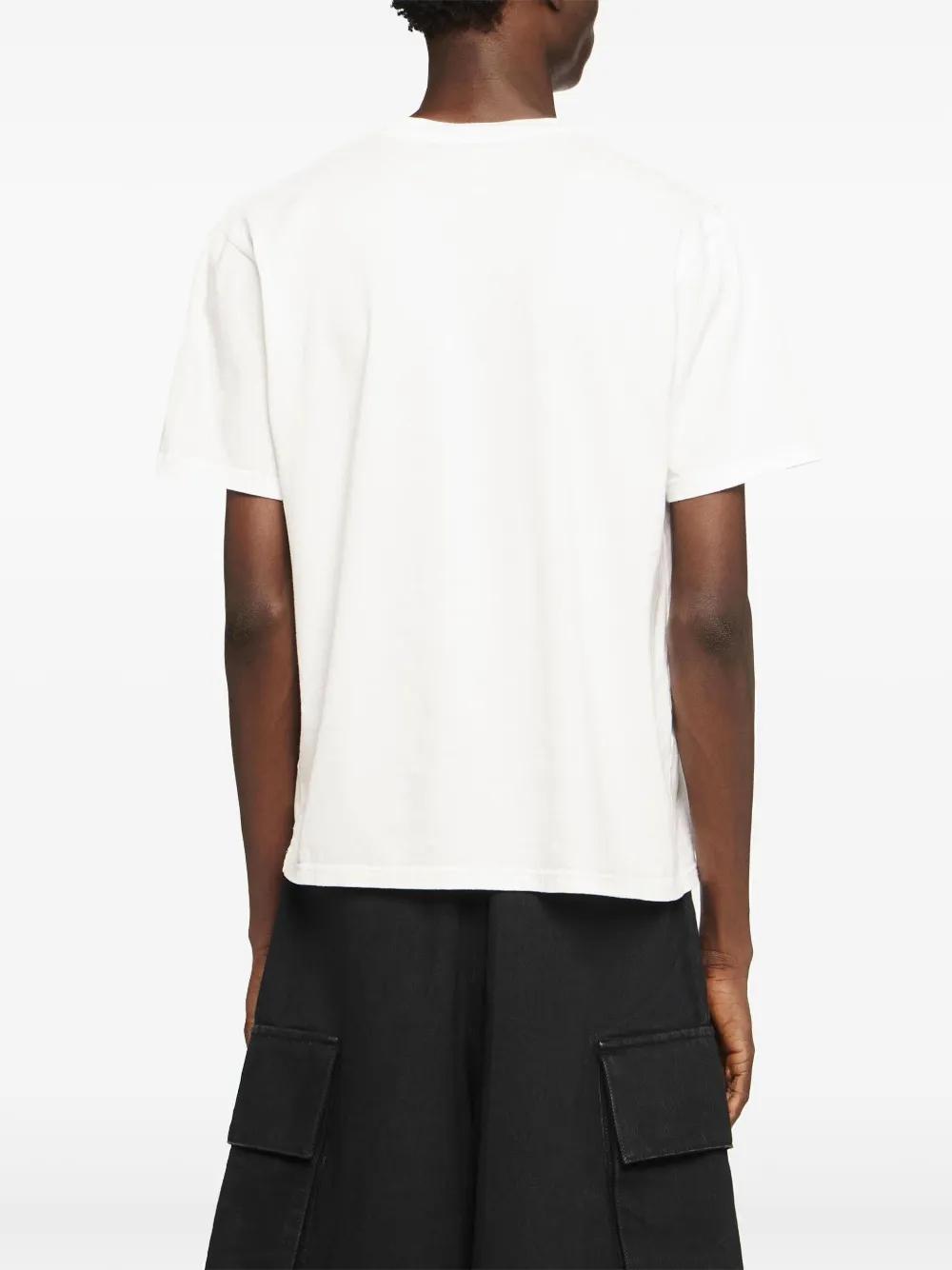 Camiseta JW Anderson Anchor Embroidery Blanca