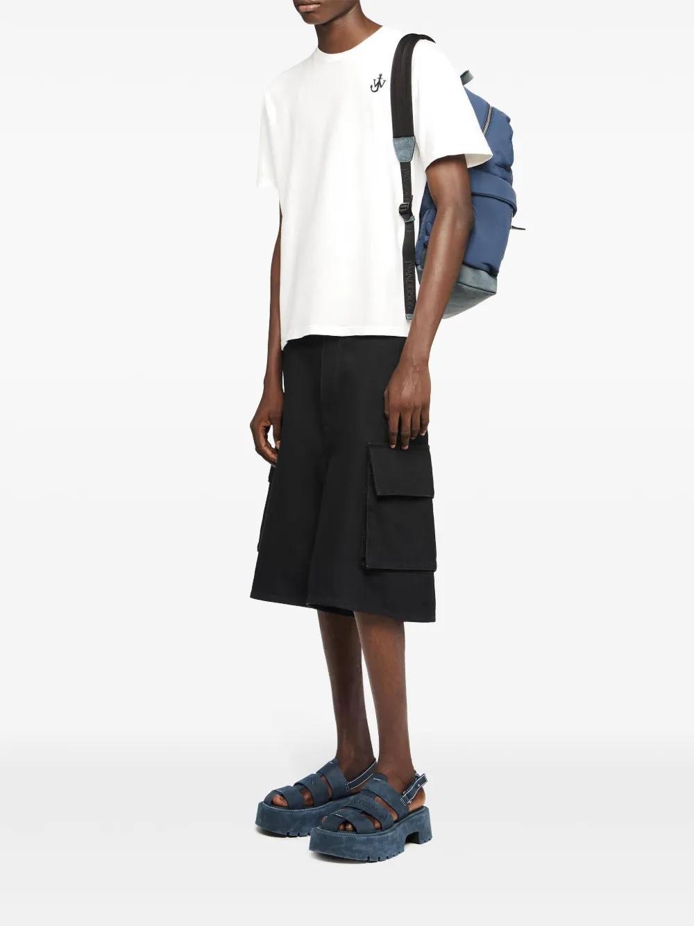 Camiseta JW Anderson Anchor Embroidery Blanca