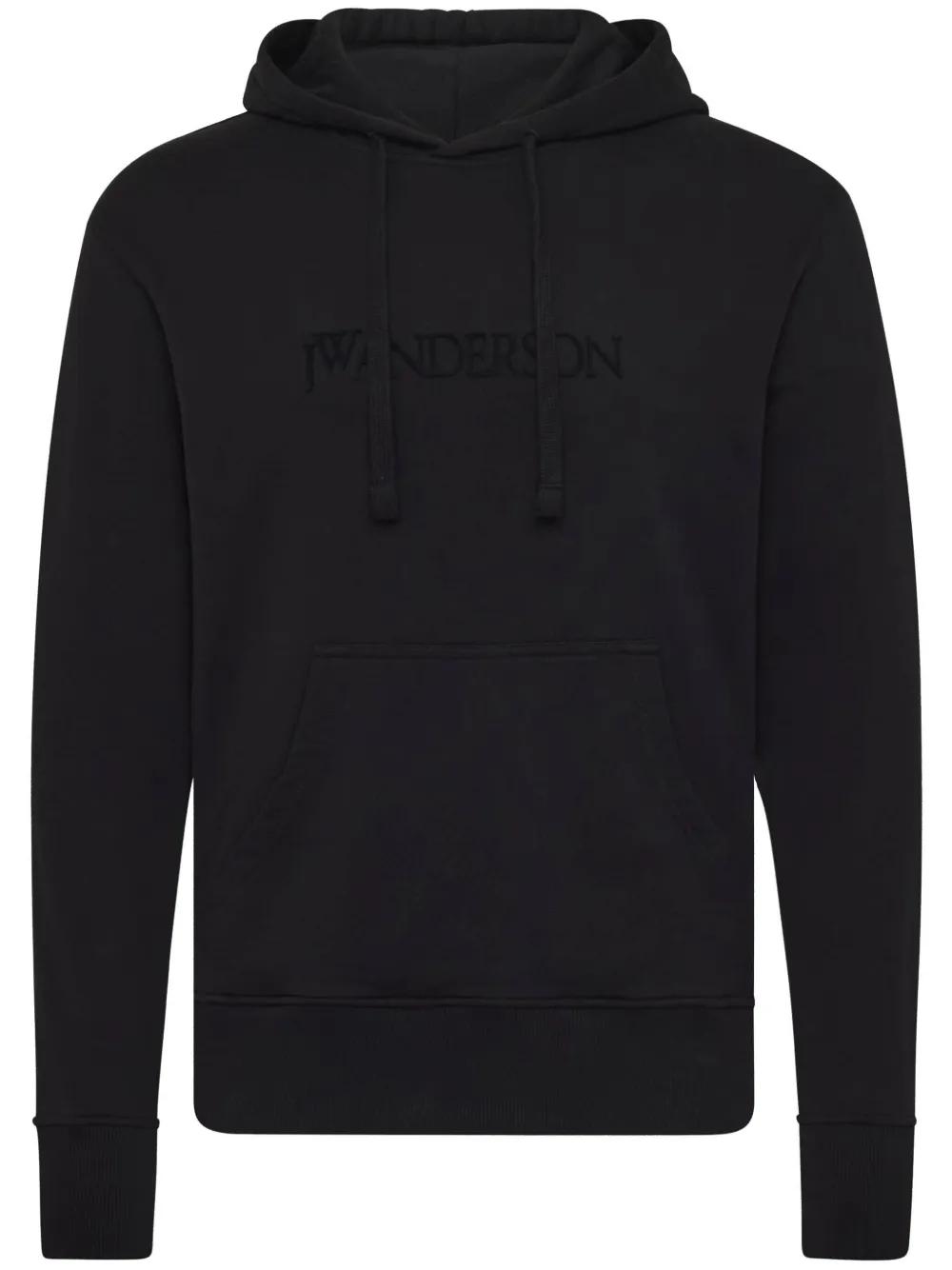 Sudadera JW Anderson Logo Hoodie Negra